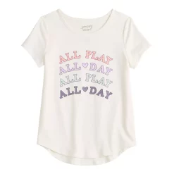 Girls 4-12 Jumping Beans® Active Shirttail Tee