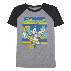 Boys 4-12 Jumping Beans® Sonic the Hedgehog Short Raglan Sleeve Graphic Tee