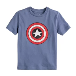 Boys 4-12 Jumping Beans® Marvel Captain America Flippable Sequins Graphic Tee