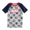Boys 4-12 Jumping Beans® Marvel Allover Print Short Raglan Sleeve Graphic Tee