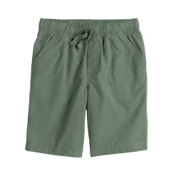 Boys 4-12 Jumping Beans® Flat Front Poplin Shorts -Kohls shop 5811007 Signature Green