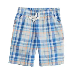 Boys 4-12 Jumping Beans® Plaid Canvas Shorts -Kohls shop 5811019 Blue Org Plaid