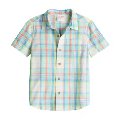 Boys 4-8 Jumping Beans® Button Front Shirt -Kohls shop 5814063 Multi Color Plaid