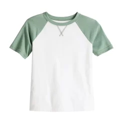 Kids 4-12 Jumping Beans® Essential Raglan Tee -Kohls shop 5817805 White Green