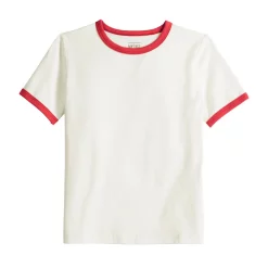 Boys 4-12 Jumping Beans® Essential Ringer Tee -Kohls shop 5817813 Beige Red