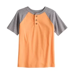 Boys 4-12 Jumping Beans® Raglan Henley Top -Kohls shop 5819793 Apricot Gray