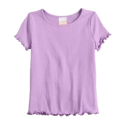 Girls 4-12 Jumping Beans® Lettuce Edge Top -Kohls shop 5829140 Purple
