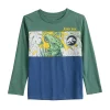 Boys 4-12 Jumping Beans® Jurassic World T-Rex Colorblock Long Sleeve Tee