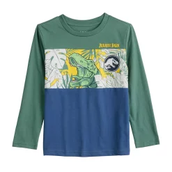 Boys 4-12 Jumping Beans® Jurassic World T-Rex Colorblock Long Sleeve Tee