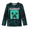 Boys 4-12 Jumping Beans® Minecraft Creeper Static Long Sleeve Graphic Tee