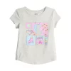 Toddler Girl Jumping Beans® Short-Sleeve Graphic Shirttail Tee