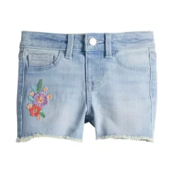 Toddler Girl Jumping Beans® Embroidered Denim Shorts -Kohls shop 5835505 Tropical Embroidery