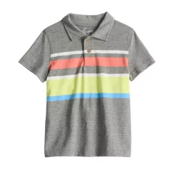 Toddler Boy Jumping Beans® Striped Polo -Kohls shop 5840497 Multi Gray Stripe