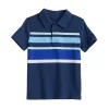 Toddler Boy Jumping Beans® Adaptive Striped Polo