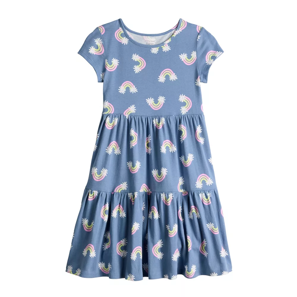 Girls 4-12 Jumping Beans® Printed Tiered Dress 1 Girls 4-12 Jumping Beans® Printed Tiered Dress