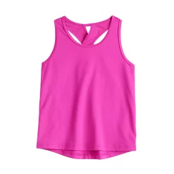 Girls 4-12 Jumping Beans® Cross Back Active Tank Top -Kohls shop 5841829 Hot Pink