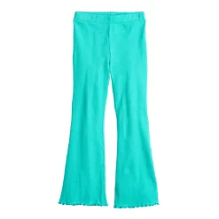Girls 4-12 Jumping Beans® Ribbed Flare Pants