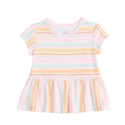 Toddler Girl Jumping Beans® Adaptive Peplum Tee -Kohls shop 5842601 Stripe