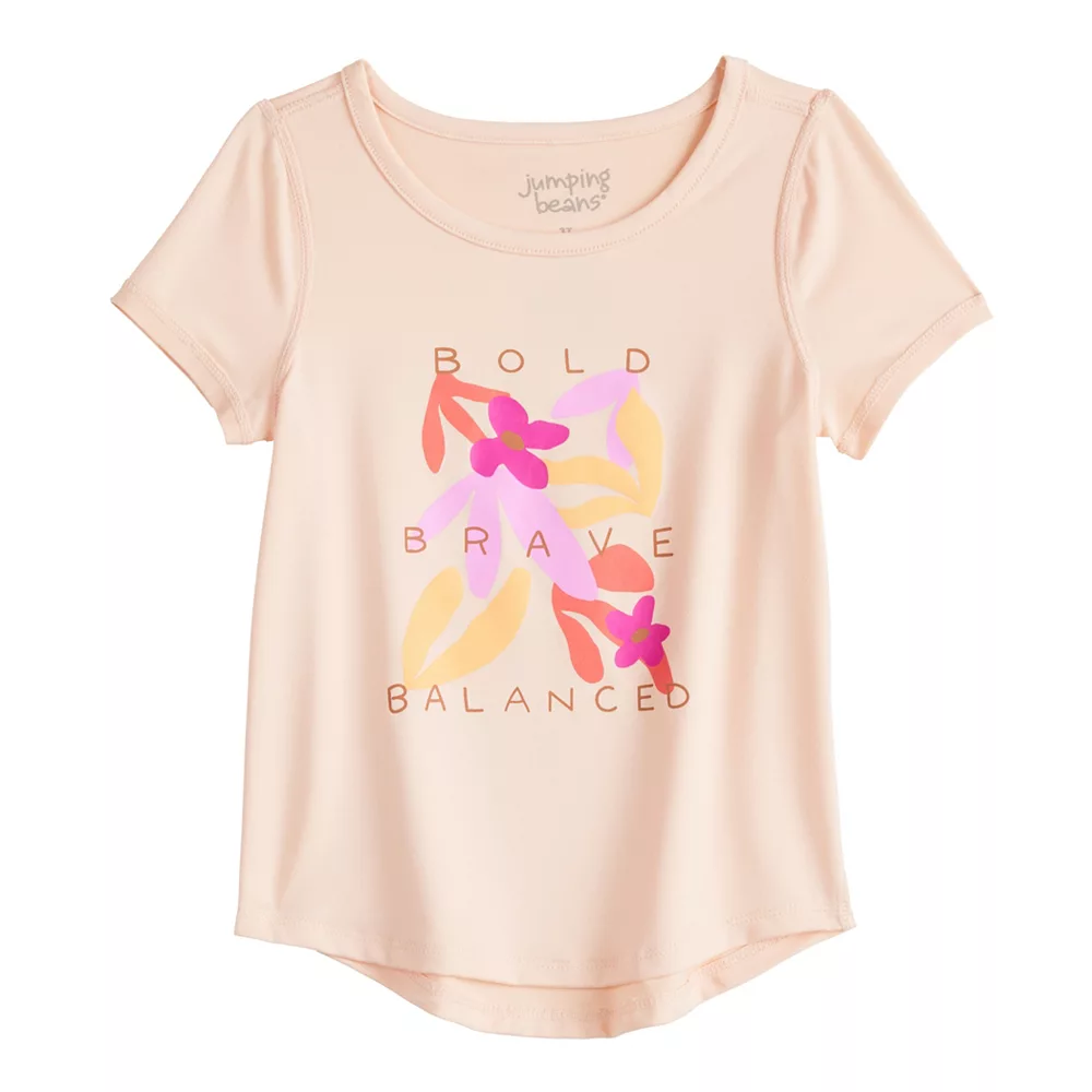 Toddler Girl Jumping Beans® Adaptive Active Tee 1 Toddler Girl Jumping Beans® Adaptive Active Tee