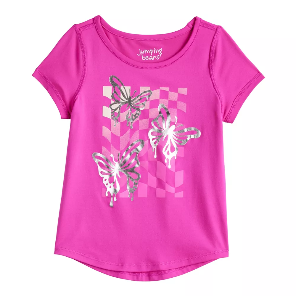 Toddler Girl Jumping Beans® Adaptive Active Tee 3 Toddler Girl Jumping Beans® Adaptive Active Tee - Image 3