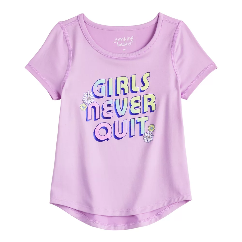 Toddler Girl Jumping Beans® Adaptive Active Tee 2 Toddler Girl Jumping Beans® Adaptive Active Tee - Image 2