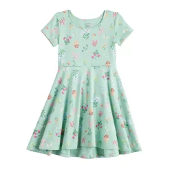 Toddler Girl Jumping Beans® Adaptive Hi-Low Skater Dress
