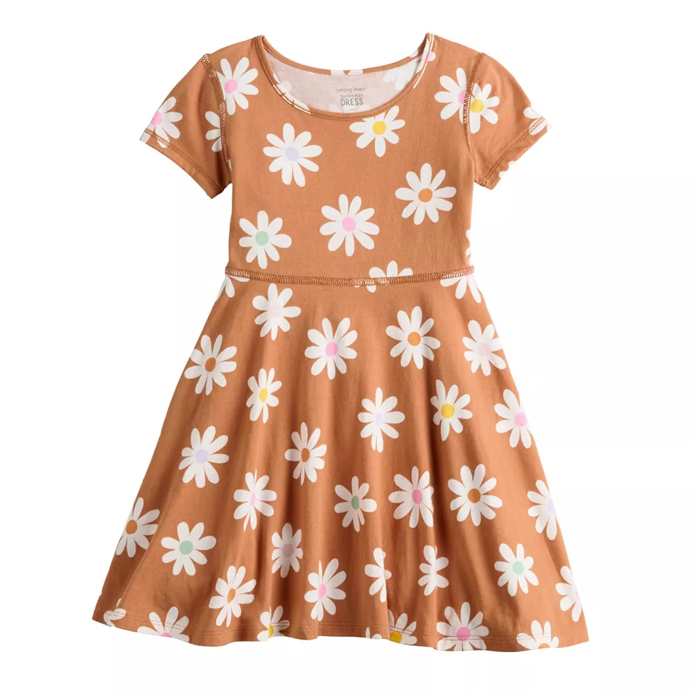 Toddler Girl Jumping Beans® Adaptive Hi-Low Skater Dress 1 Toddler Girl Jumping Beans® Adaptive Hi-Low Skater Dress