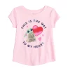 Girls 4-12 Jumping Beans® Star Wars: The Mandalorian Grogu aka Baby Yoda Hearts Graphic Tee