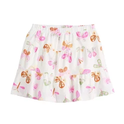 Girls 4-12 Jumping Beans® Patterned Tiered Skort -Kohls shop 5855940 Ivory Butterfly