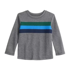Toddler Boy Jumping Beans® Chest Stripes Flatback Tee -Kohls shop 5858708 Gray