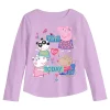 Toddler Girl Jumping Beans® Peppa Pig "Yay For Today" Long Sleeve Graphic Tee