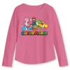 Girls 4-12 Jumping Beans® Super Mario Long Sleeve Graphic Tee