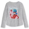 Girls 4-12 Jumping Beans® Miraculous Ladybug "Be Miraculous" Long Sleeve Graphic Tee