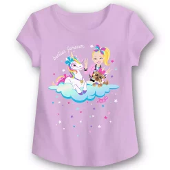 Girls 4-12 Jumping Beans® Jojo Siwa "Besties Forever" Sparkle Graphic Tee