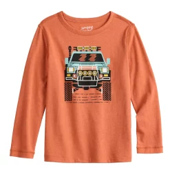 Boys 4-12 Jumping Beans® Adaptive Sensory Friendly Long Sleeve Monster Truck Graphic Tee