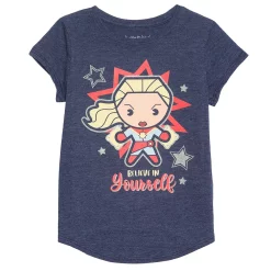Girls 4-12 Jumping Beans® Captain Marvel Believe In Yourself Tee