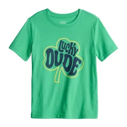 Boys 4-12 Jumping Beans® "Lucky Dude" Shamrock Graphic Tee