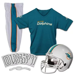 Franklin Sports Miami Dolphins Kids NFL Uniform Set
