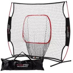Franklin Sports 7-Foot MLB FlexPro Training Backstop Net and Pitching Target