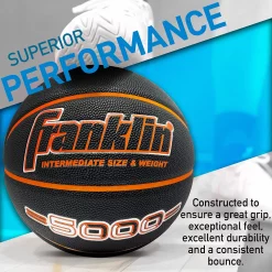 Franklin Sports 5000 28.5-Inch Official Size Indoor Women's Basketball with Air Pump Included -Kohls shop 6082330 ALT3