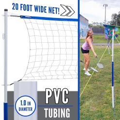 Franklin Sports Complete Badminton Set with Net, Rackets and Birdies -Kohls shop 6082359 ALT3