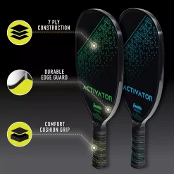 Franklin Sports Pickleball 2 Player Activator Wood Pickleball Paddles and 2 X-40 Pickleballs Set -Kohls shop 6082361 ALT2