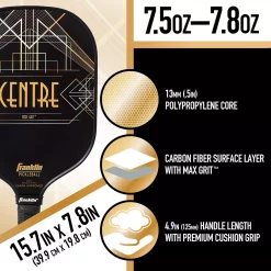 Franklin Sports Aspen Kern Pro Tournament Pickleball Paddle with Extra Grip MaxGrit Technology -Kohls shop 6082363 ALT2