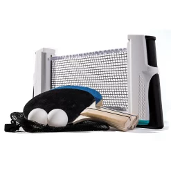 Franklin Sports Portable Adjustable Ping Pong Net Set with Paddles and Balls