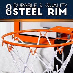 Franklin Sports Shatter-Resistant Over-The-Door Basketball Hoop with Ball Return -Kohls shop 6082377 ALT6