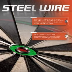 Franklin Sports Official Regulation Size Bristle Self-Healing Sisal Dartboard -Kohls shop 6082378 ALT4