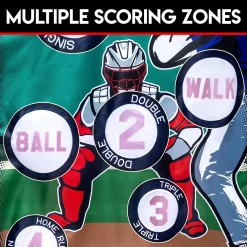 Franklin Sports MLB Baseball Kids Over-the-Door Mini Baseball Throwing Game with 3 Soft Baseballs -Kohls shop 6082390 ALT4