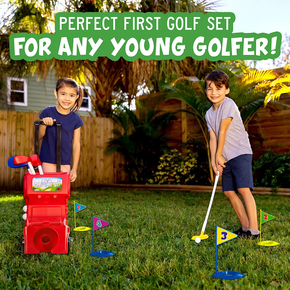Franklin Sports MyFirst Plastic Golf Clubs and Balls Set for Kids and Toddlers 5 Franklin Sports MyFirst Plastic Golf Clubs and Balls Set for Kids and Toddlers - Image 5