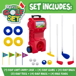 Franklin Sports MyFirst Plastic Golf Clubs and Balls Set for Kids and Toddlers 18 Franklin Sports MyFirst Plastic Golf Clubs and Balls Set for Kids and Toddlers -Kohls shop 6082400 ALT3