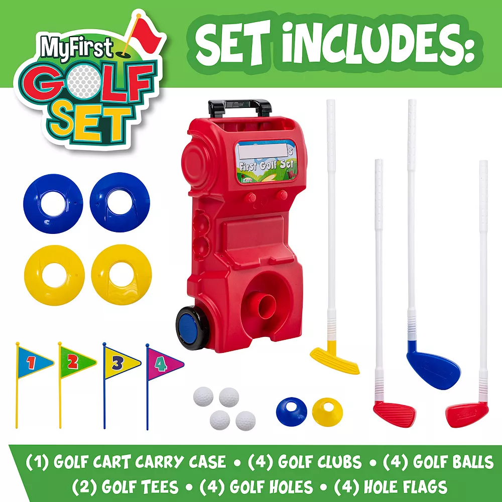 Franklin Sports MyFirst Plastic Golf Clubs and Balls Set for Kids and Toddlers 7 Franklin Sports MyFirst Plastic Golf Clubs and Balls Set for Kids and Toddlers - Image 7